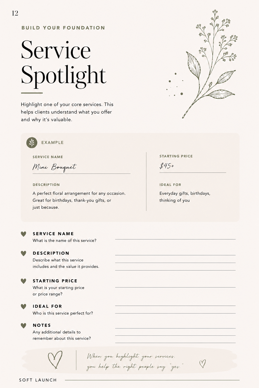 The Soft Launch Workbook - Build Your Business Foundation with Confidence